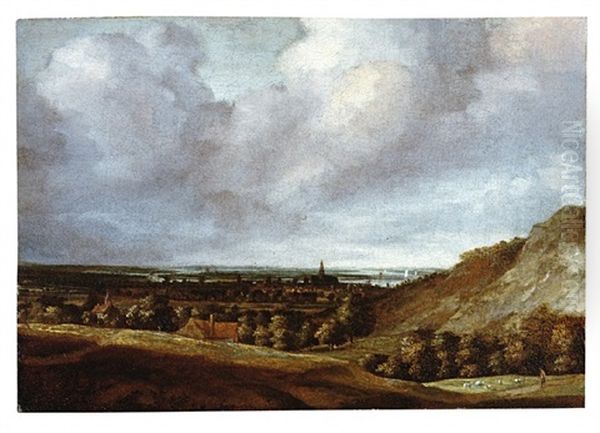 Paysage Avec Pelerin En Priere - view 1