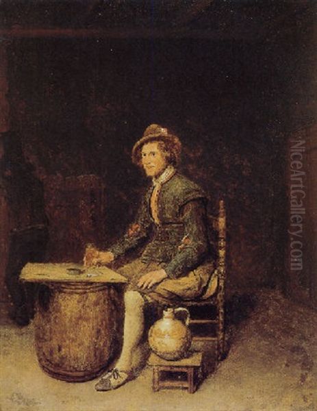 A Seated Peasant In A Tavern - view 1