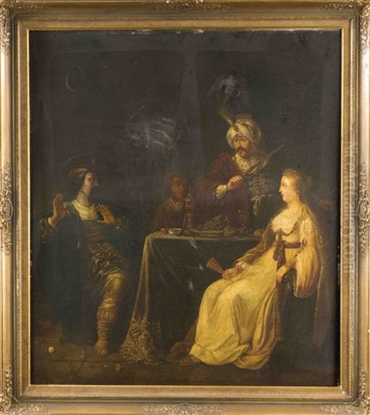 Ahasver Und Haman Beim Festmahl Der Esther - view 1