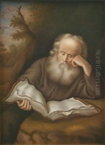 Der Eremit (by E. H. Till) by Salomon Koninck