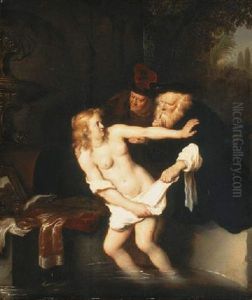 Susannah And The Elders by Salomon Koninck