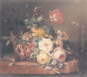 Still Life With Flowers by Elisabeth Johanna Koning