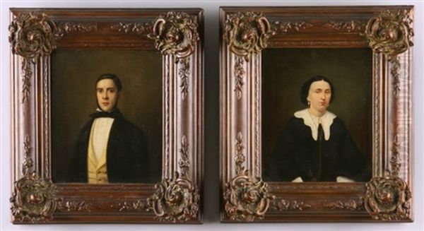 Gentleman's Portrait (+ Another; Pair) - view 1