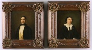 Gentleman's Portrait (+ Another; Pair) by Leendert de Koningh the Younger