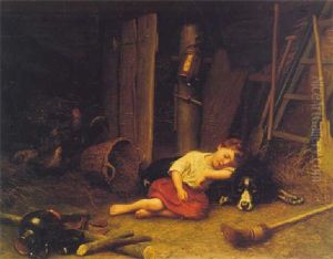 Fast Asleep by Leendert de Koningh the Younger