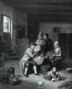 Today's News by Leendert de Koningh the Younger