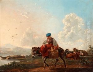 Landscape With A Riding Woman