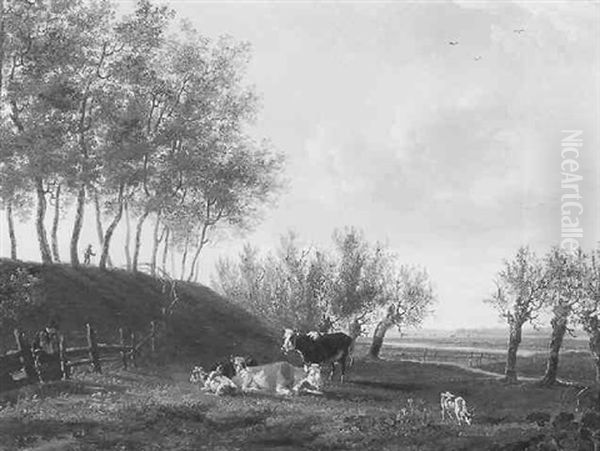 Landschap Met Koeien - view 1