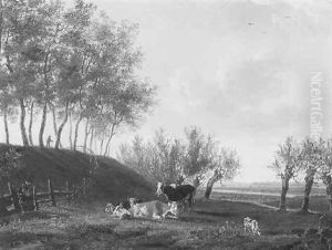 Landschap Met Koeien
