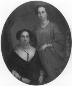 Helen Verstege Van Spall And Jeane Van Spall by Jacobus Van Koningsveld