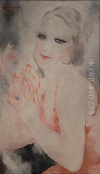 Jeune Femme A La Robe Rouge - view 1