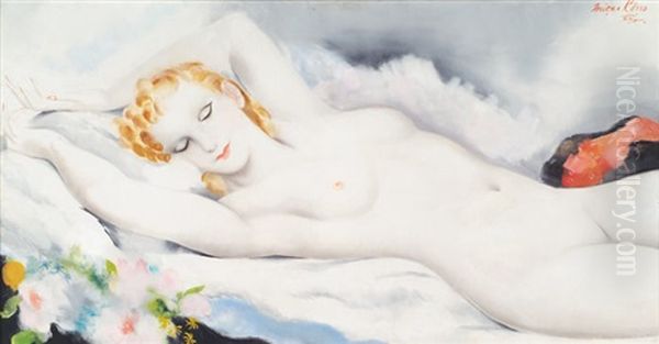 Jeune Femme Nue Endormie - view 1