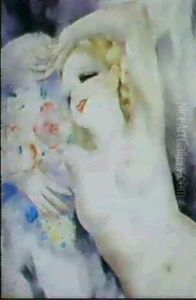 Nu Au Bouquet, 1931 by Micao Kono