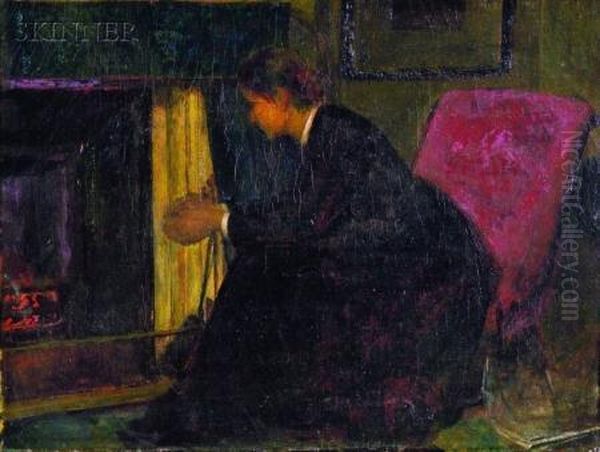 Seated By The Fire - view 1