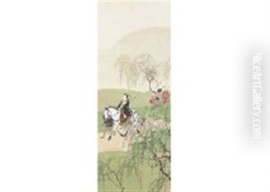 Cherry Blossoms Village by Okoku Konoshima