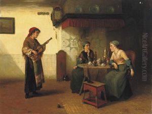 The Gipsy Musician by Sipke (Cornelis) Kool