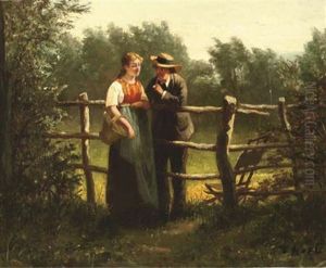 The Young Couple by Sipke (Cornelis) Kool