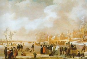 Eisvergnugen by Willem Gillisz Kool