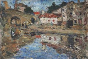 Village Calaisien by Augustus Koopman
