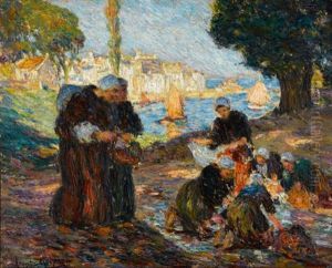 Coastal Scene by Augustus Koopman