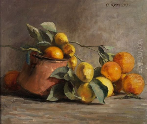 Stillleben Mit Orangen Und Zitronen - view 1