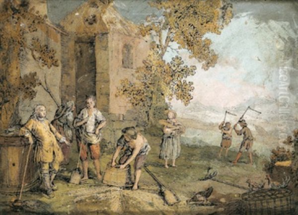 Allegorie Des Monats August - view 1