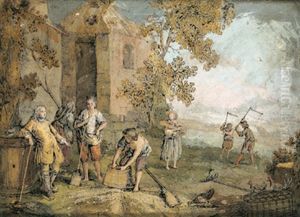 Allegorie Des Monats August