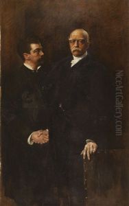 Bismarck And His Doctor Scherzinger by Joszi Arpad Koppay