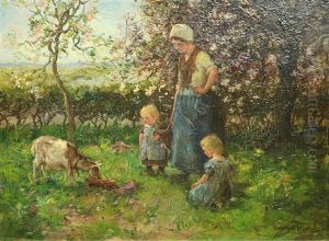 Het Geitje Voeren Het Geitje Voeren