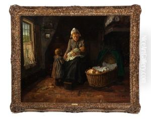 Maternal Cares by Cornelis Koppenol
