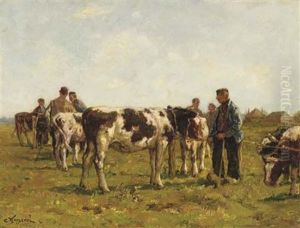 The Cattlemarket by Cornelis Koppenol