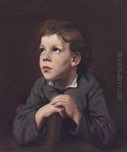 Portrait Eines Aufmerksamen Knaben by Julia Koppers