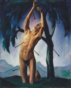 Saint Sebastian by Erzsebet Korb
