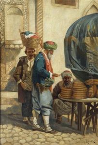 The Bread Seller by Aleksei Mikhailovich Korin