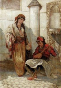 Street Musicians by Aleksei Mikhailovich Korin
