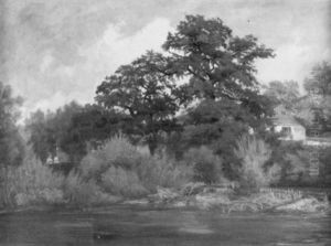 Bayrische Landschaft by Julius Kornbeck