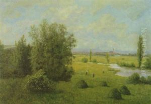 Sommerlandschaft (blick Auf Nurtingen Und Den Neuffen?)