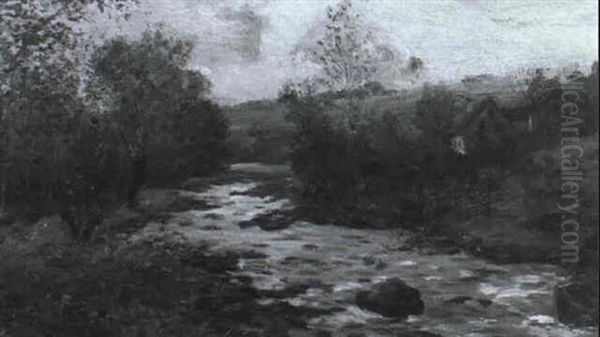 Bachlauf In Herbstlicher Landschaft - view 1