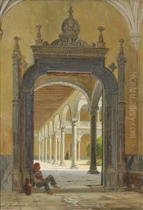 An Italian Cloister by Peter Kornbeck