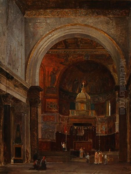 Italian Church Interior - view 1