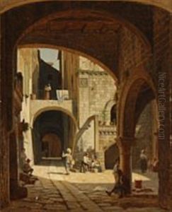 Gadeparti Fra Viterbo by Peter Kornbeck
