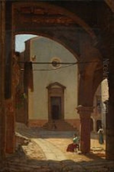 View From An Italian Village - view 1