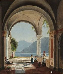 View From Dezenzano At Lake Garda by Peter Kornbeck