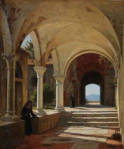 Forhave I Et Nonnekloster (garden In A Monastary, Italy) Forhave I Et Nonnekloster (garden In A Monastary, Italy)