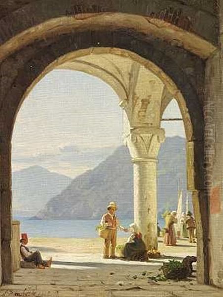 Folkeliv I Connobio Ved Lago Maggiore - view 1