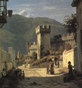 Gadeparti I Bellinzona by Peter Kornbeck