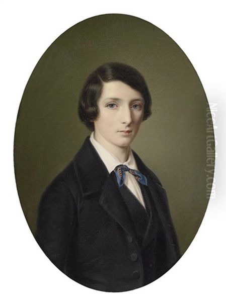 Bildnis Eines Jungen Mannes (george Sand ?, 1804-1876) - view 1