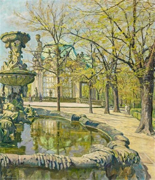 Fruhlingstag Im Zwinger In Dresden - view 1