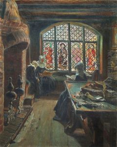 In Der Klosterbibliothek by Edmund Koerner