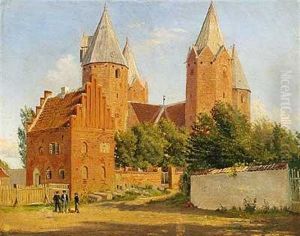 Sommerdag Ved Kalundborg Kirke by Jacob Kornerup